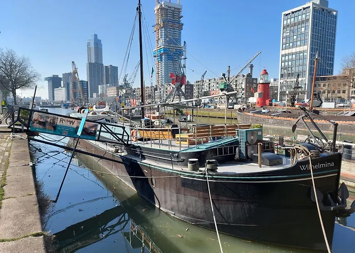 보트호텔 Boat On Water Hele Schip 4 로테르담